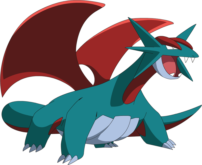 Salamence Pokemon PNG Isolated Picture