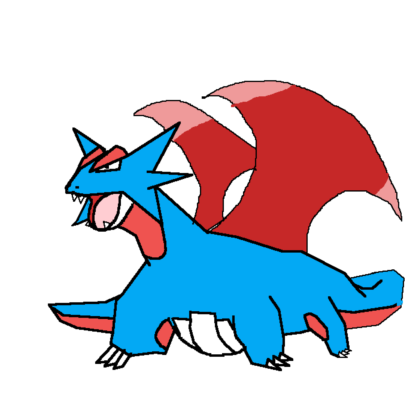 Salamence Pokemon PNG Isolated Transparent