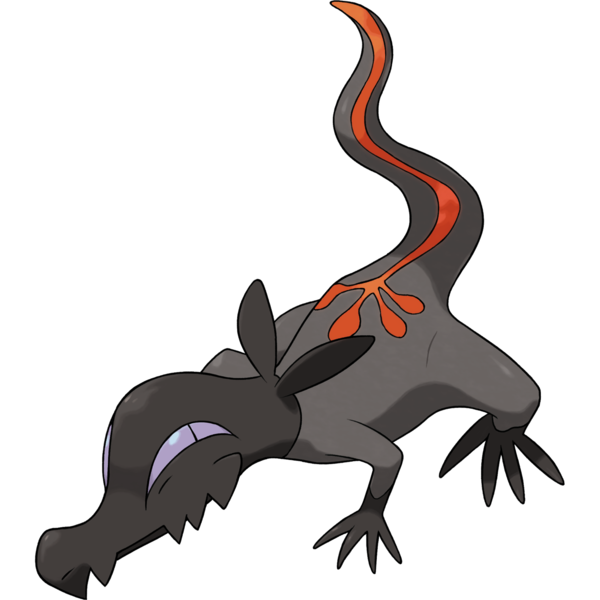 Salandit Pokemon PNG Isolated Picture