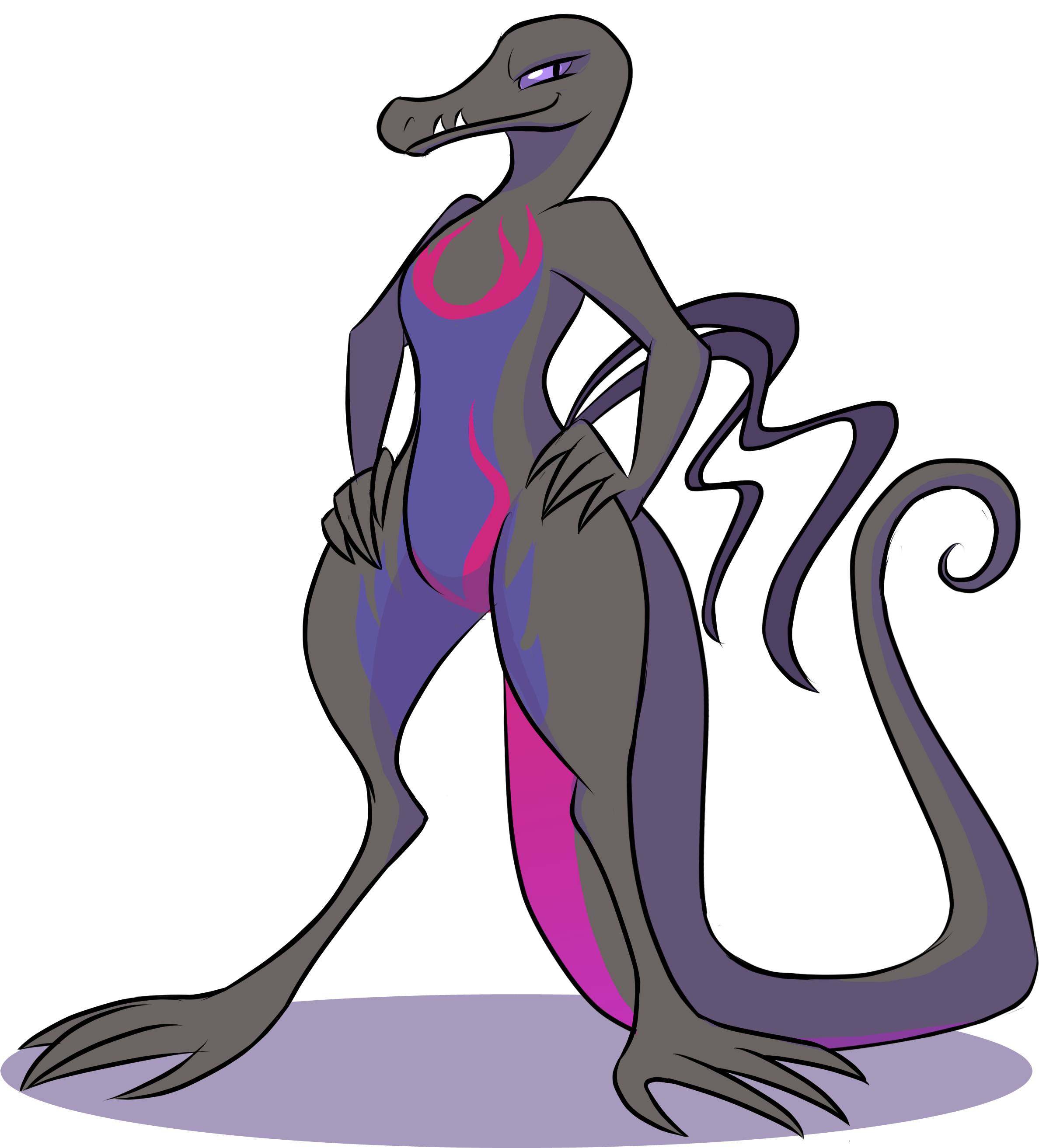 Salazzle Pokemon PNG Isolated Picture