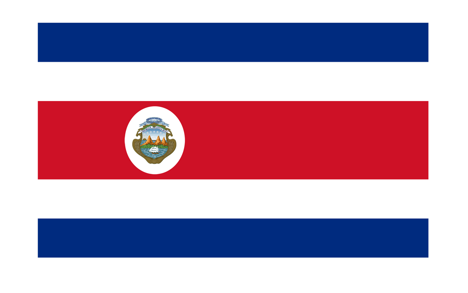 San José Costa Rica Flag PNG Clipart