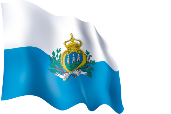San Marino Flag PNG Clipart