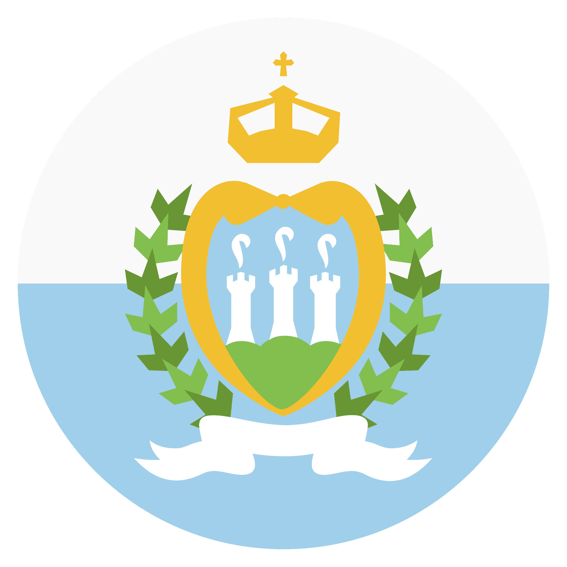 San Marino Flag PNG Picture