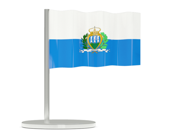 San Marino Flag PNG Transparent