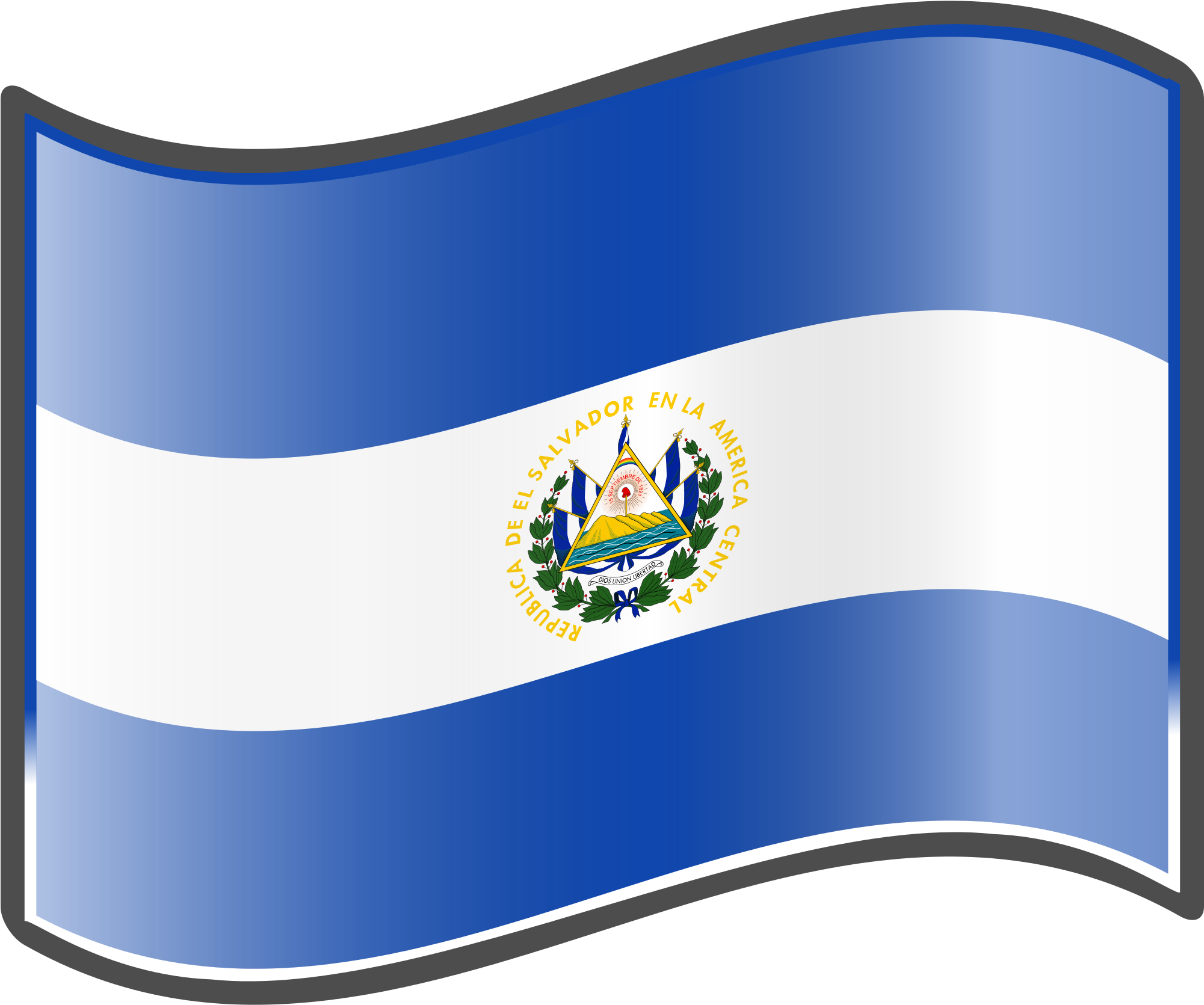 San Salvador Flag PNG File