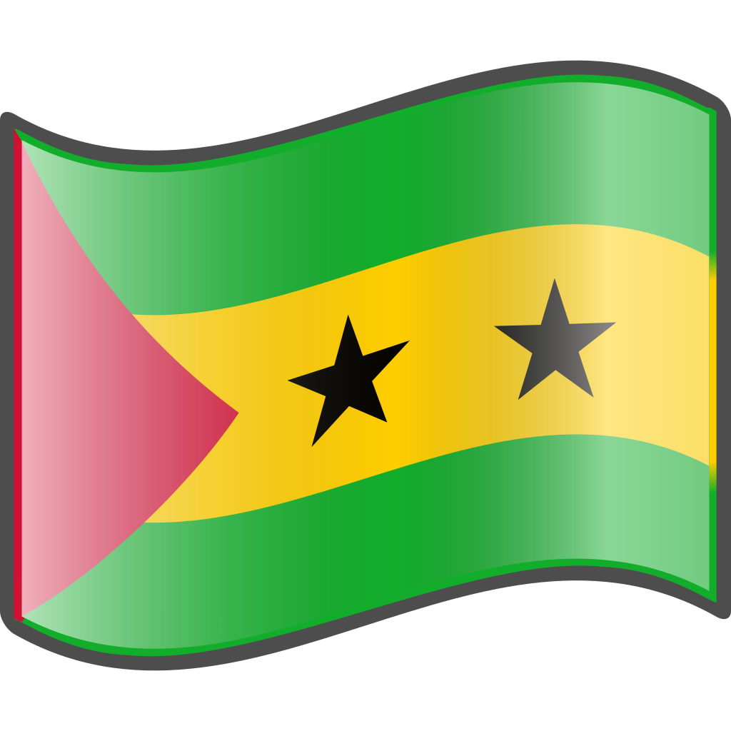São Tomé And Príncipe Flag PNG Image