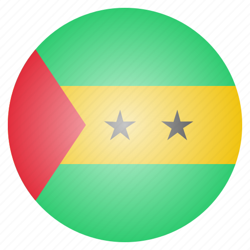 São Tomé And Príncipe Flag PNG Photos
