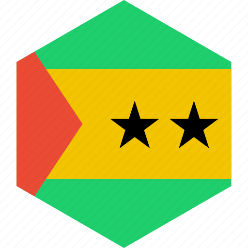São Tomé And Príncipe Flag PNG Picture