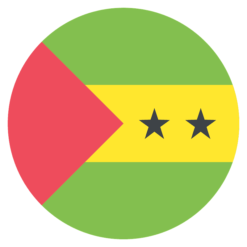 São Tomé And Príncipe Flag PNG