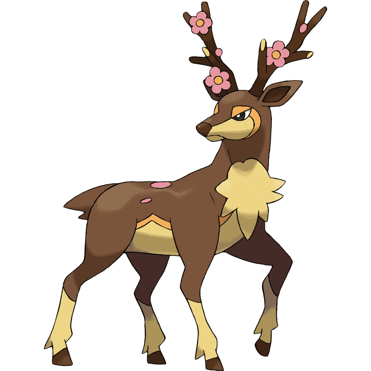 Sawsbuck Pokemon PNG Isolated HD Pictures