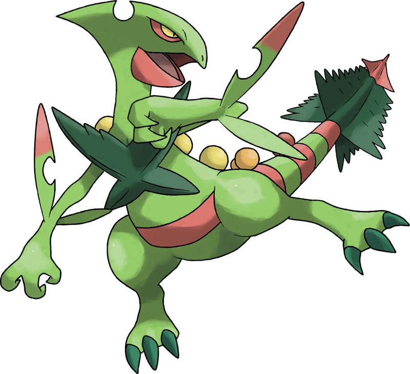 Sceptile Pokemon PNG Isolated Transparent