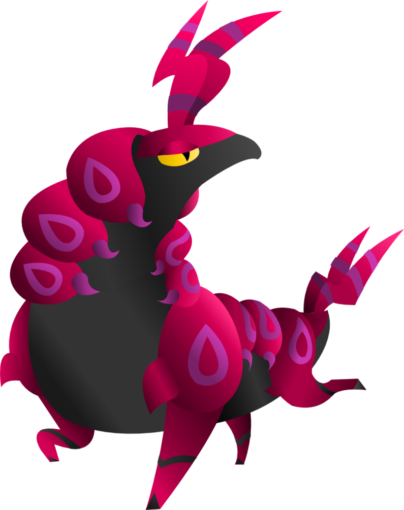 Scolipede Pokemon Background Isolated PNG