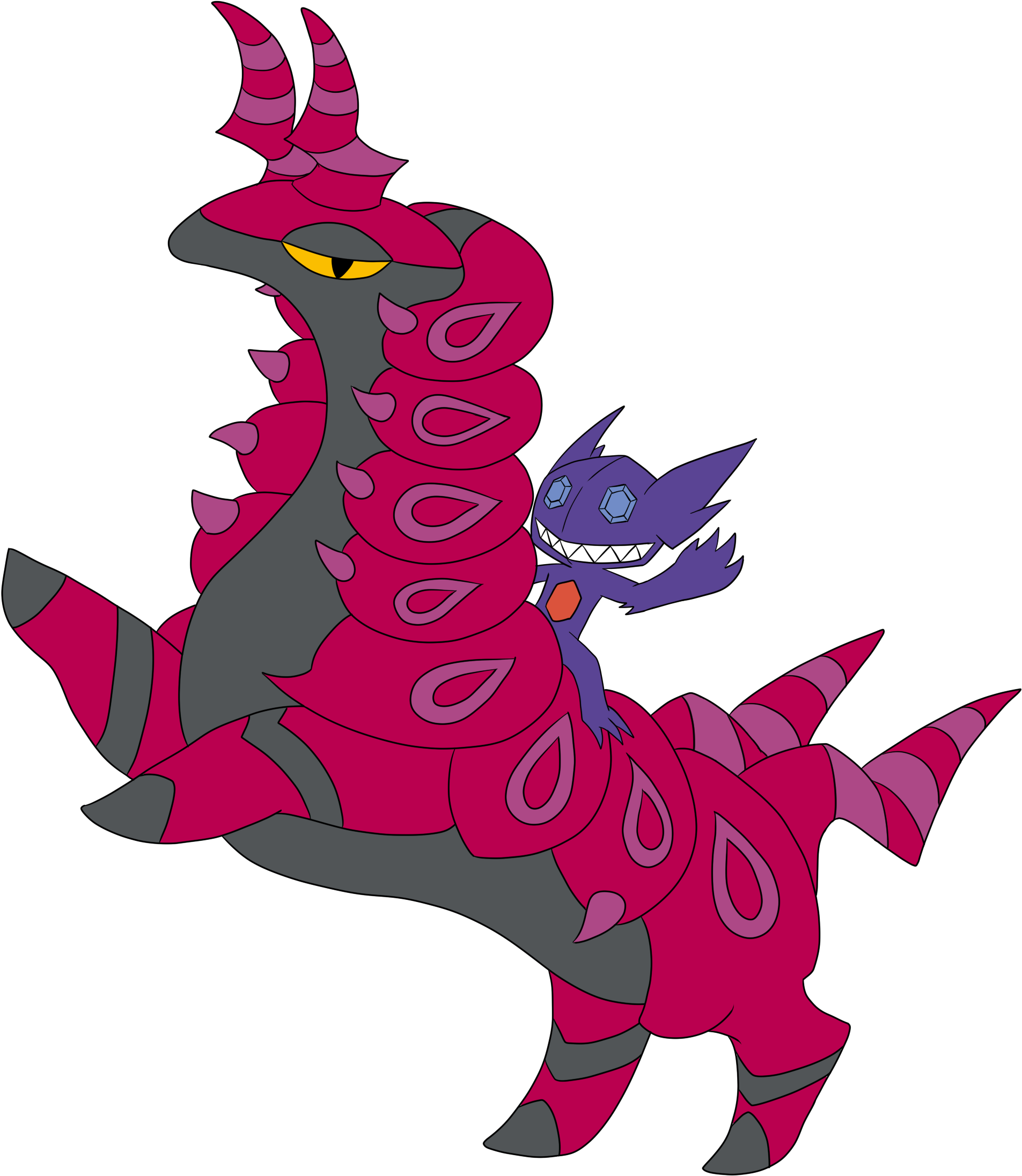 Scolipede Pokemon PNG Isolated Transparent