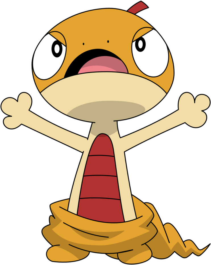 Scraggy Pokemon PNG Transparent Image