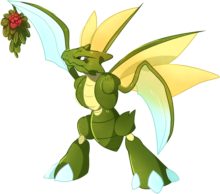 Scyther Pokemon PNG HD Isolated