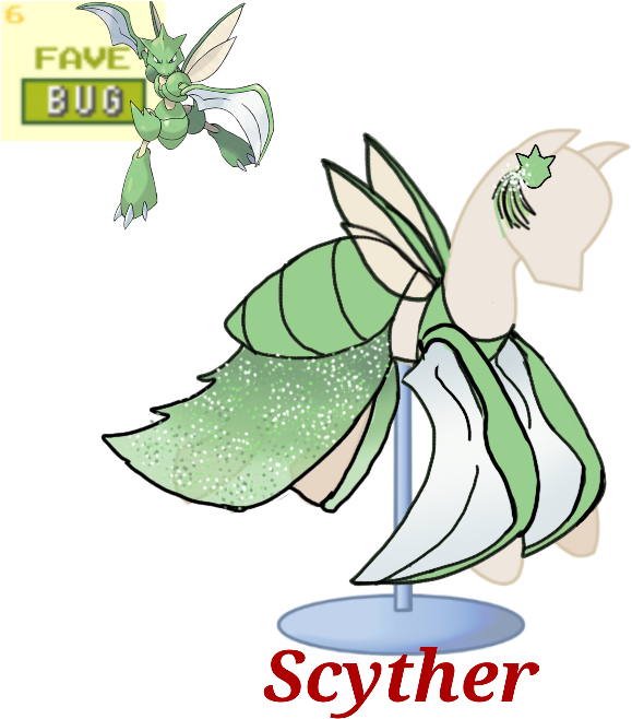 Scyther Pokemon PNG Isolated Photo