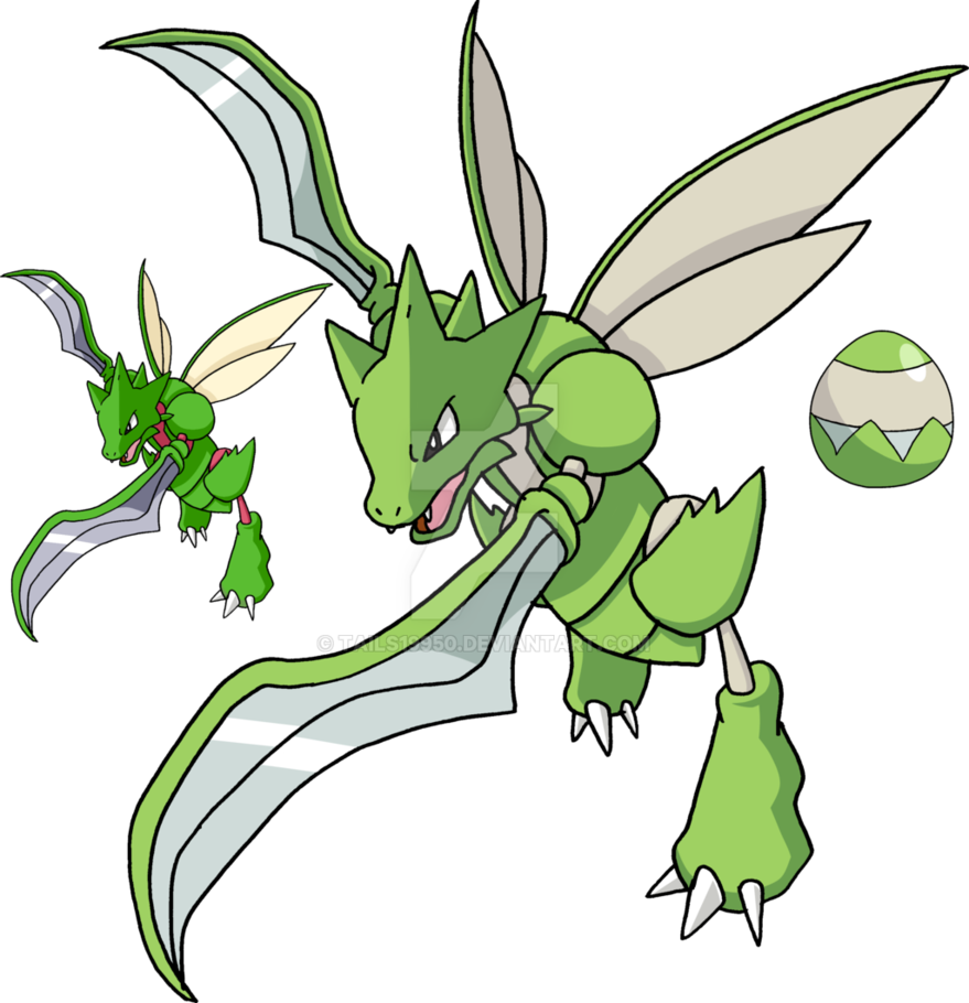 Scyther Pokemon PNG Isolated Photos