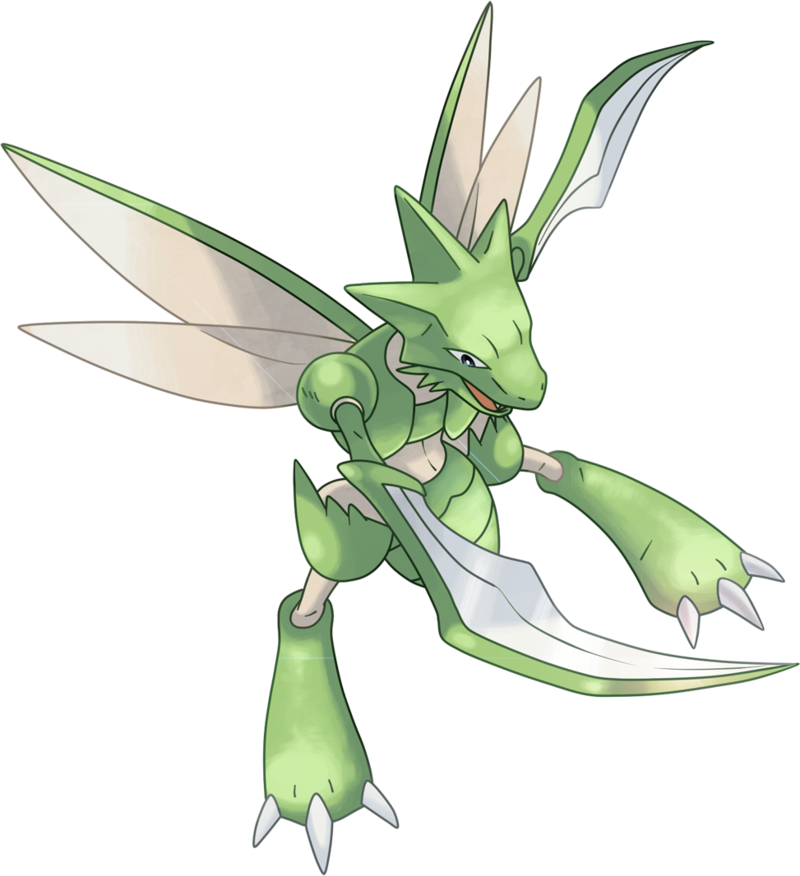 Scyther Pokemon PNG Isolated Pic