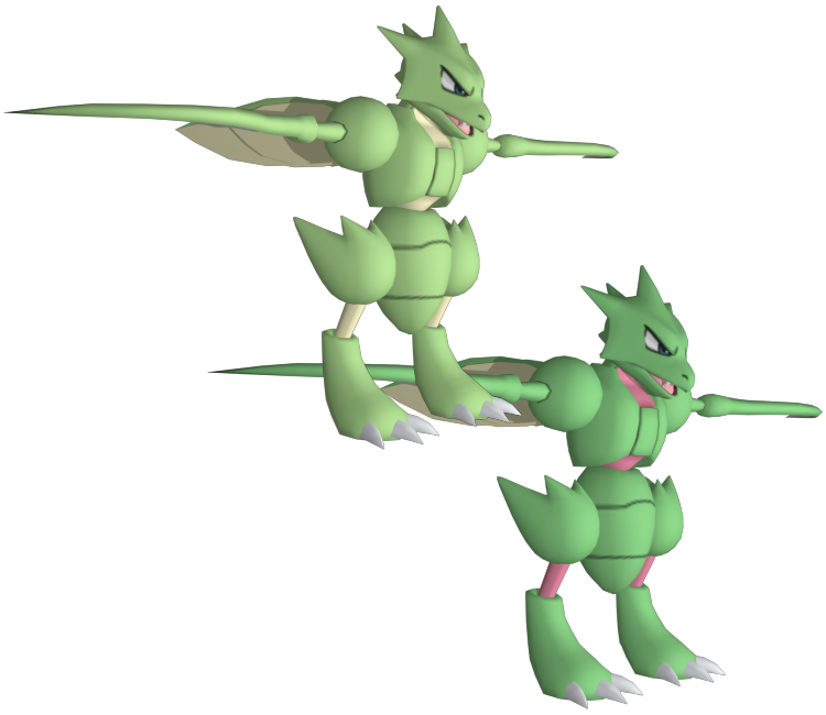 Scyther Pokemon PNG Isolated Transparent Image