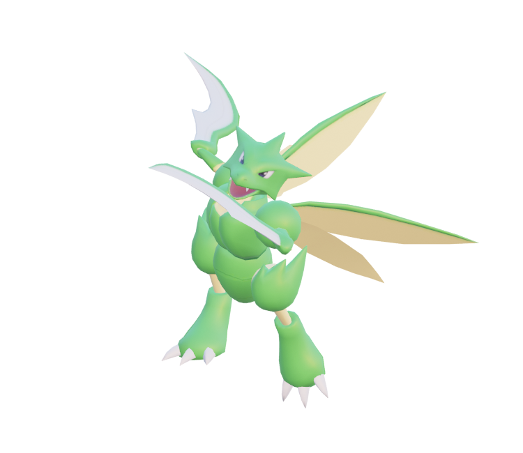 Scyther Pokemon PNG Isolated Transparent Picture