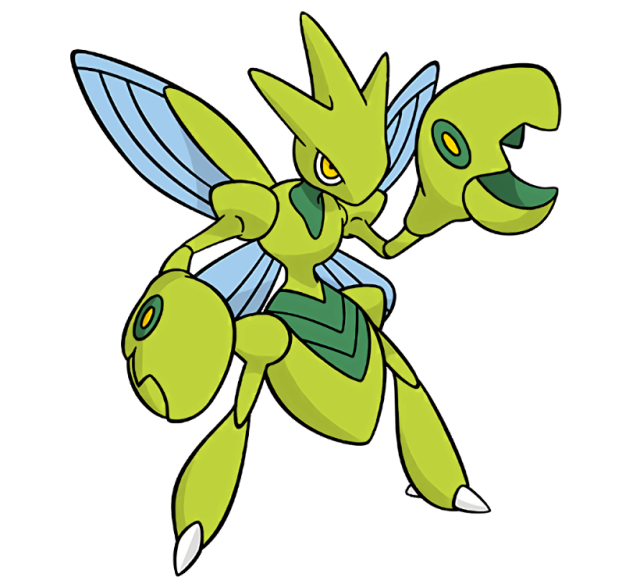 Scyther Pokemon Transparent Isolated PNG
