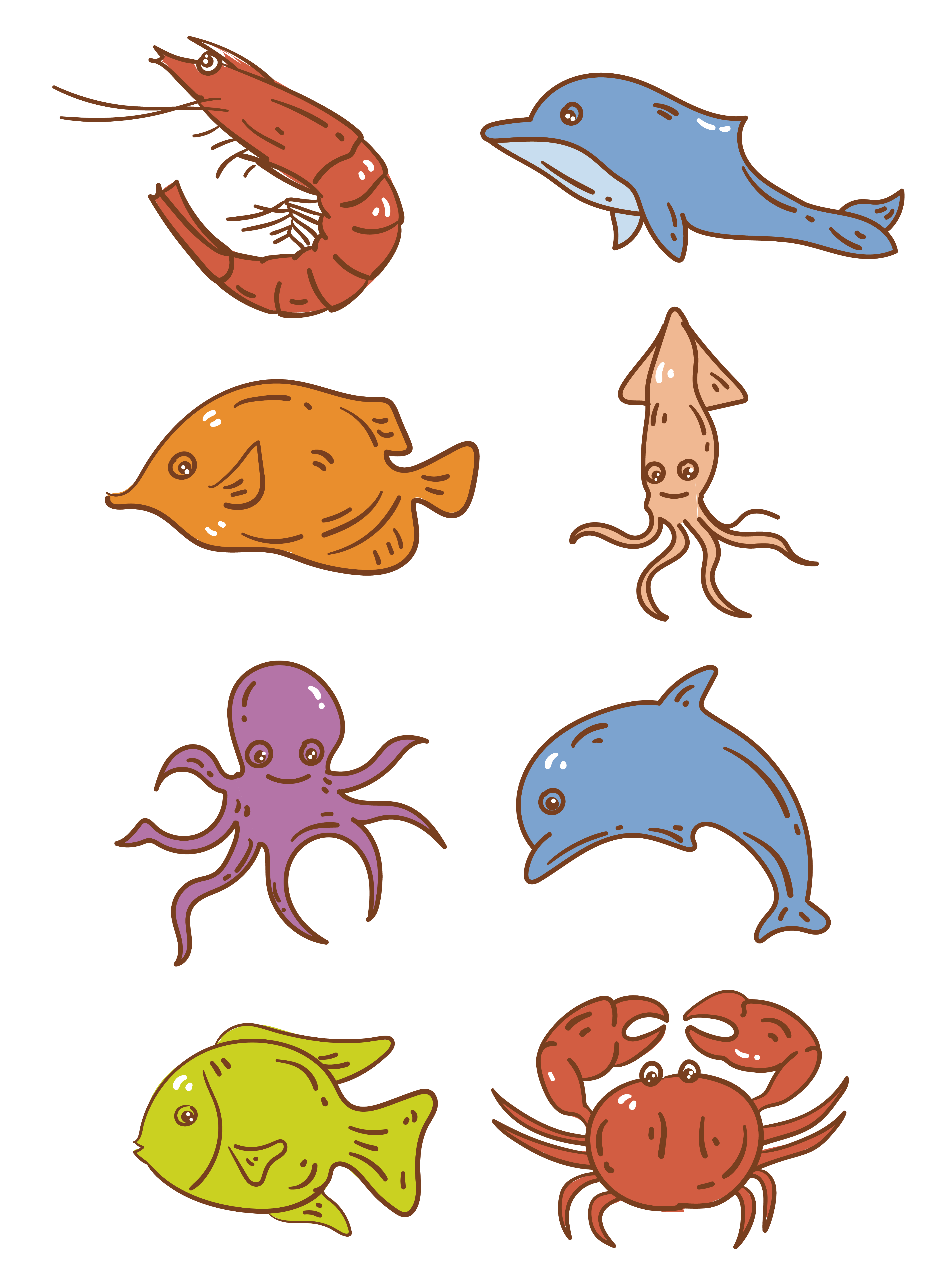 Sea Animal PNG HD Isolated