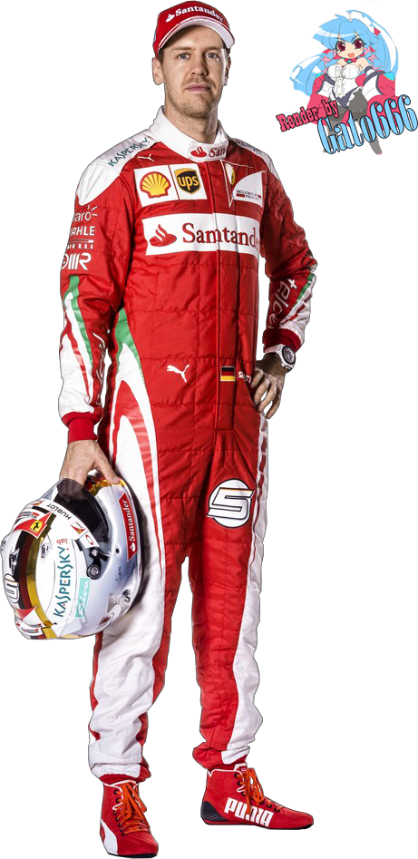 Sebastian Vettel PNG Isolated HD