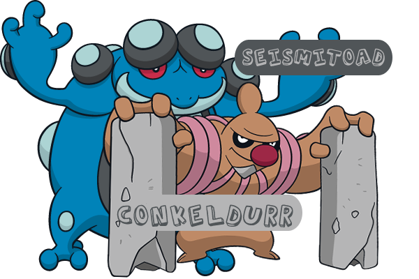 Seismitoad Pokemon PNG HD Isolated