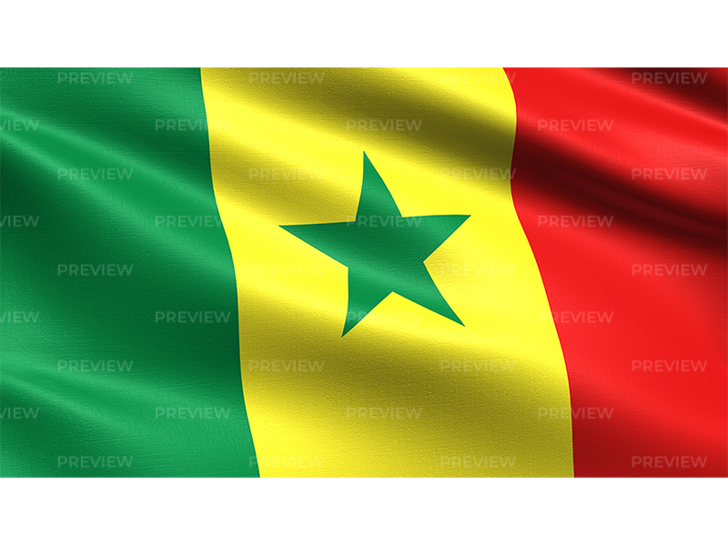Senegal Flag PNG Clipart
