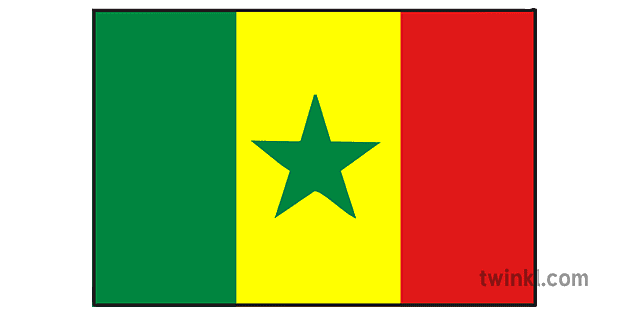 Senegal Flag PNG Isolated HD