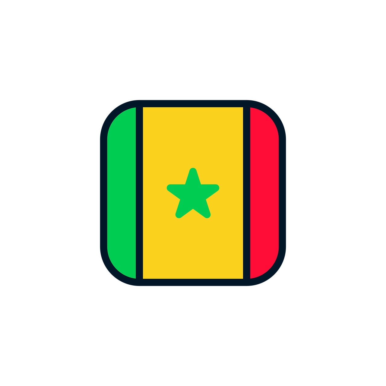 Senegal Flag PNG