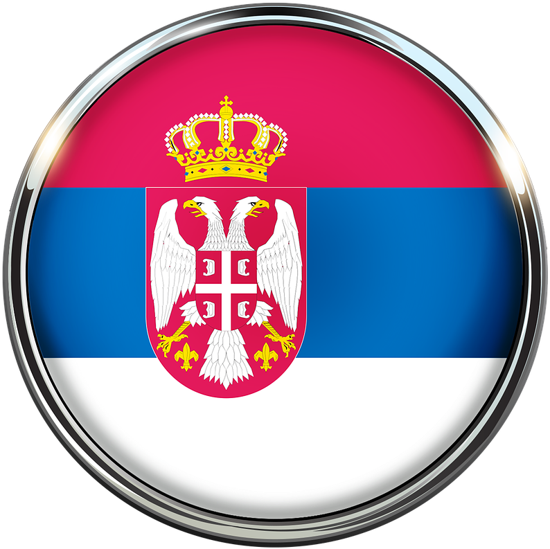 Serbia Flag PNG Isolated Pic