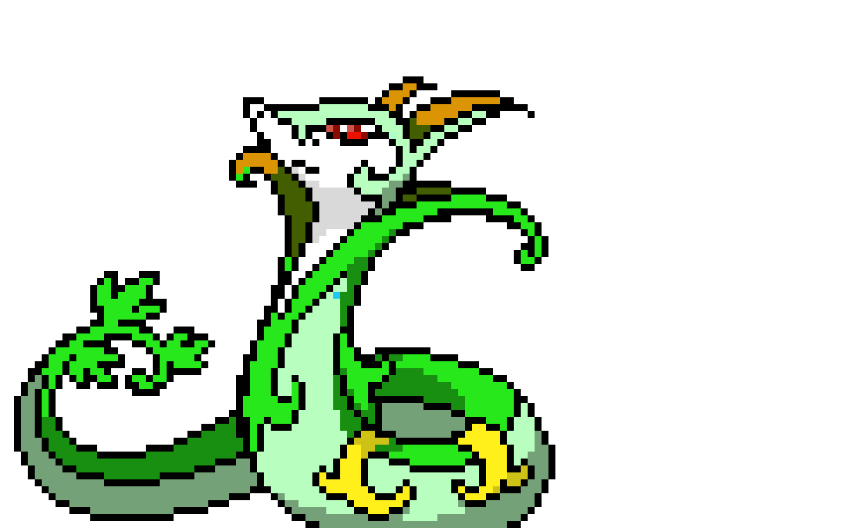 Serperior Pokemon Download PNG Isolated Image