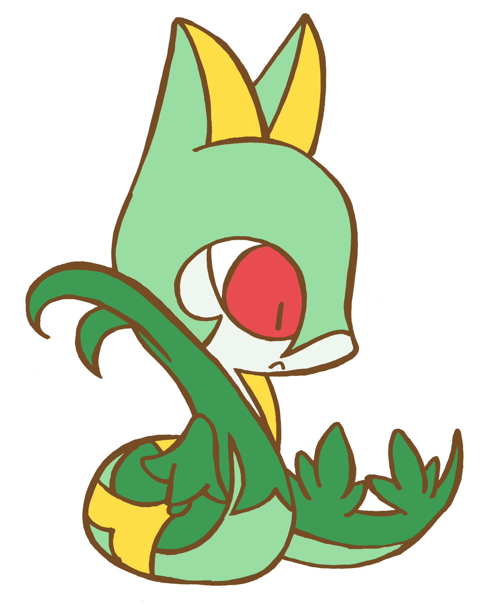 Serperior Pokemon PNG Picture