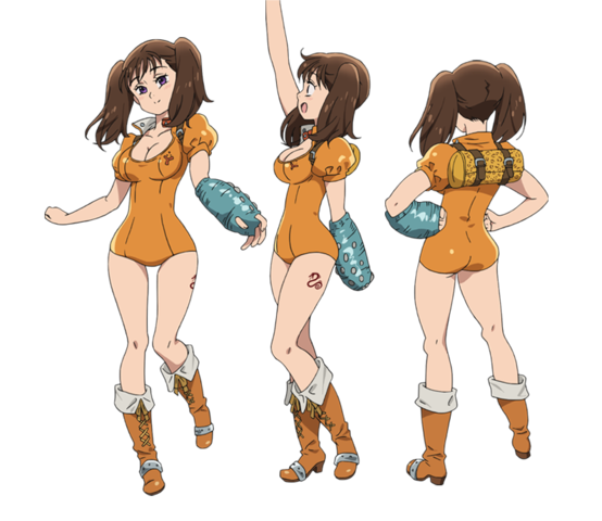 Seven Deadly Sins Diane PNG Isolated Photo