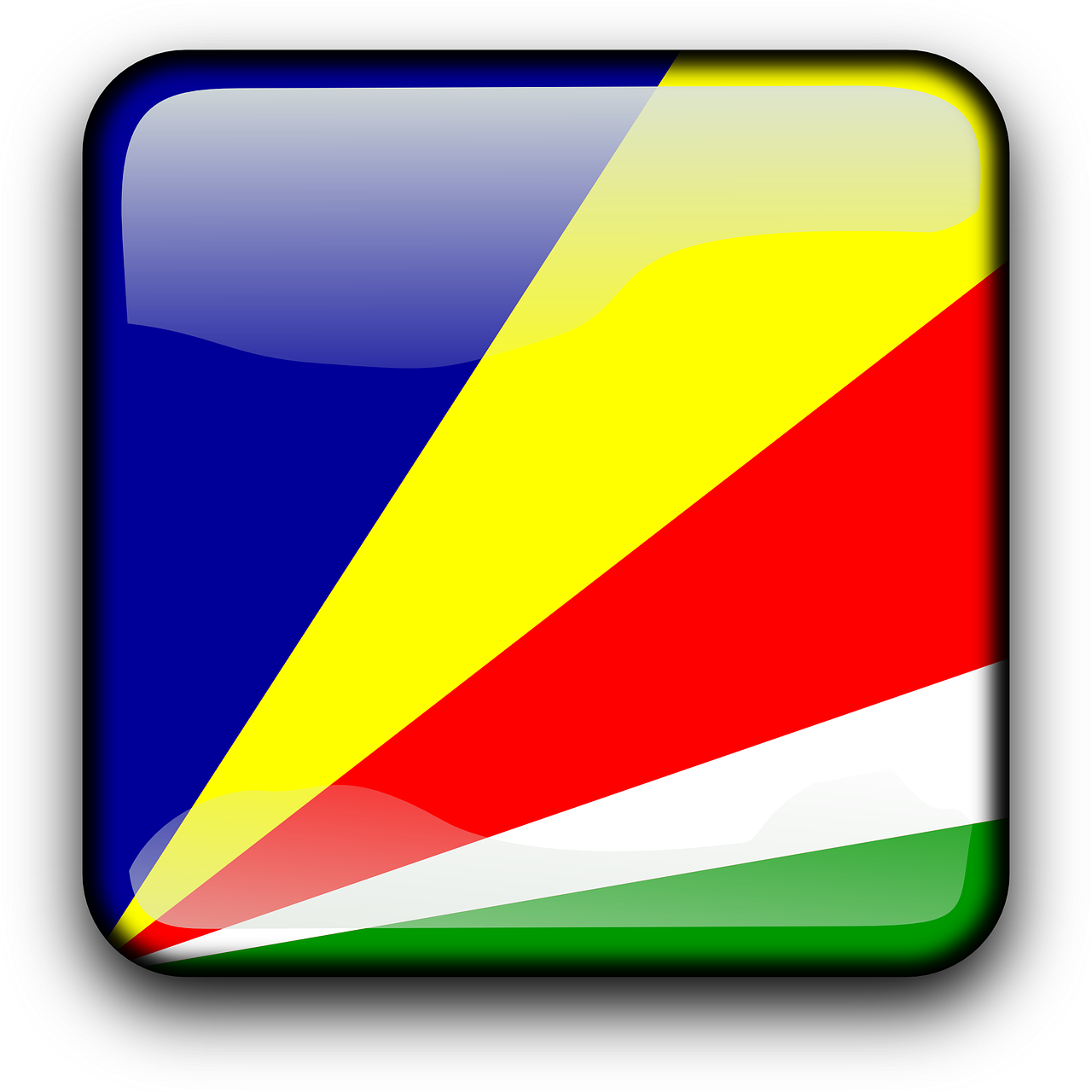 Seychelles Flag Transparent PNG