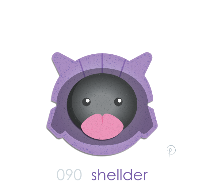 Shellder Pokemon Transparent PNG