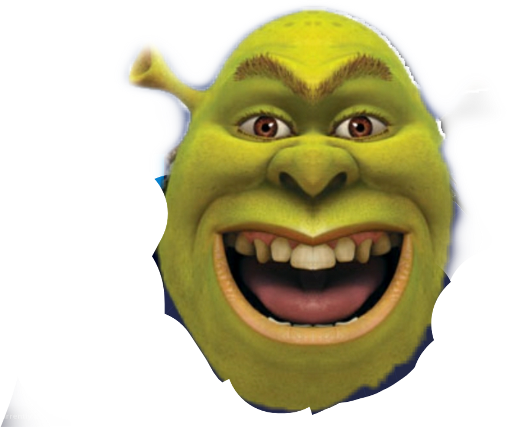 Shrek Meme PNG Isolated File
