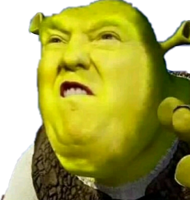 Shrek Meme PNG Isolated Photo