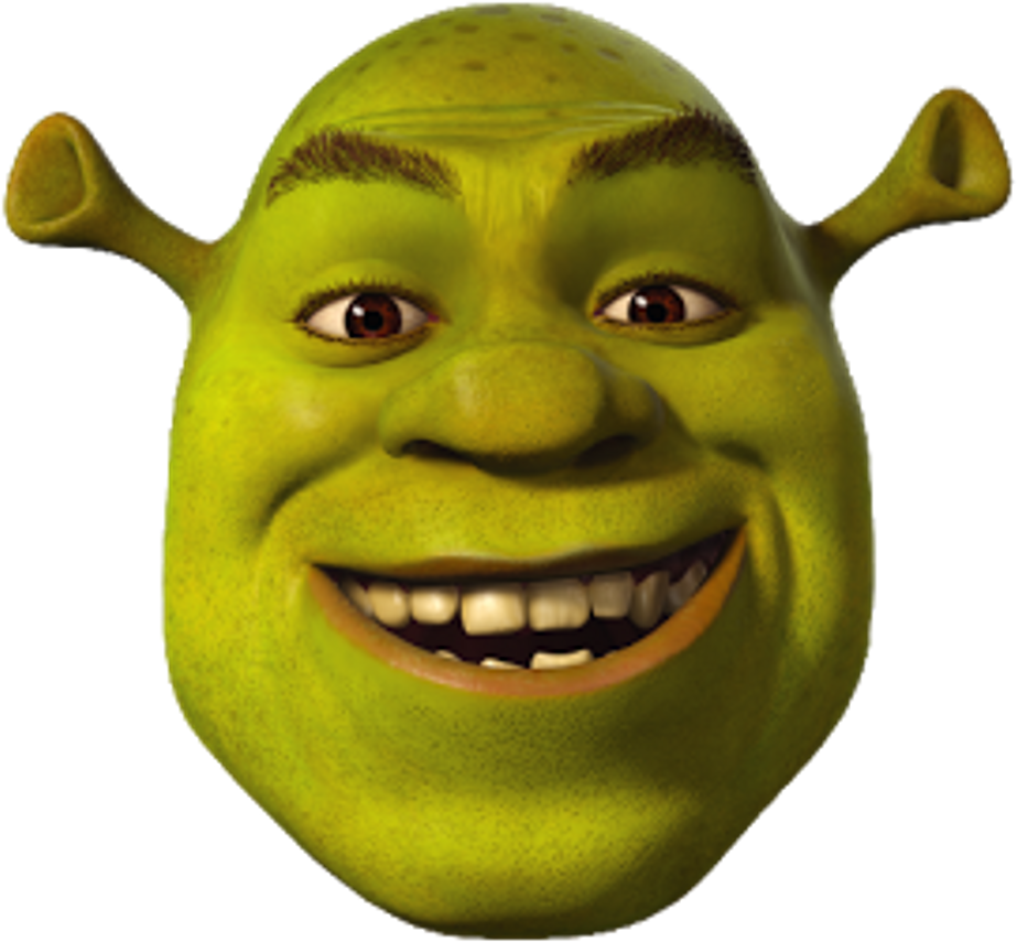 Shrek Meme PNG Isolated Image