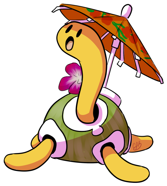 Shuckle Pokemon PNG Isolated Clipart