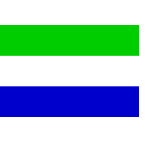 Sierra Leone Flag PNG File