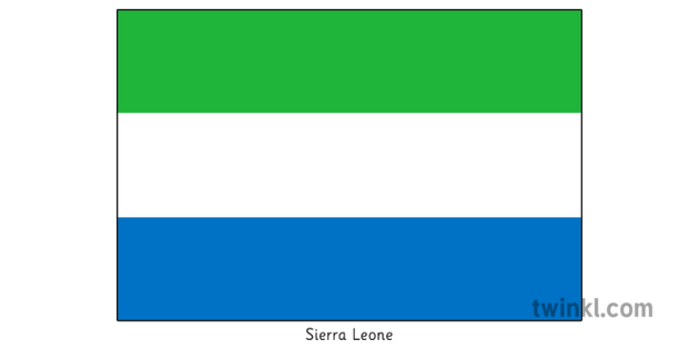 Sierra Leone Flag PNG HD Isolated
