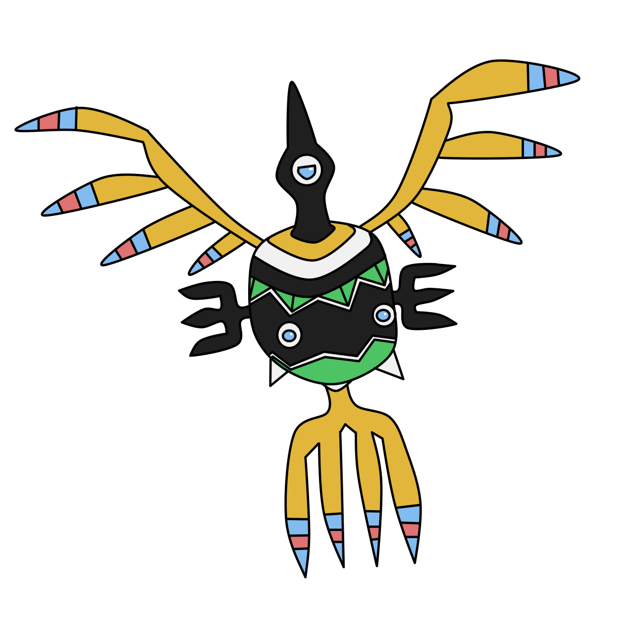 Sigilyph Pokemon PNG HD Isolated