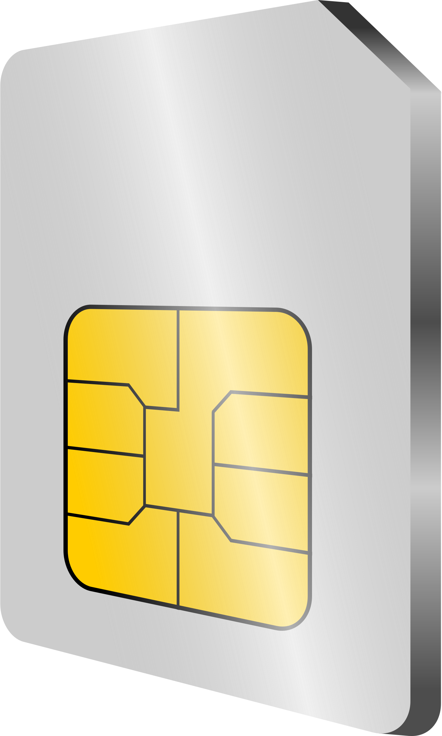Sim Card PNG Isolated Photo