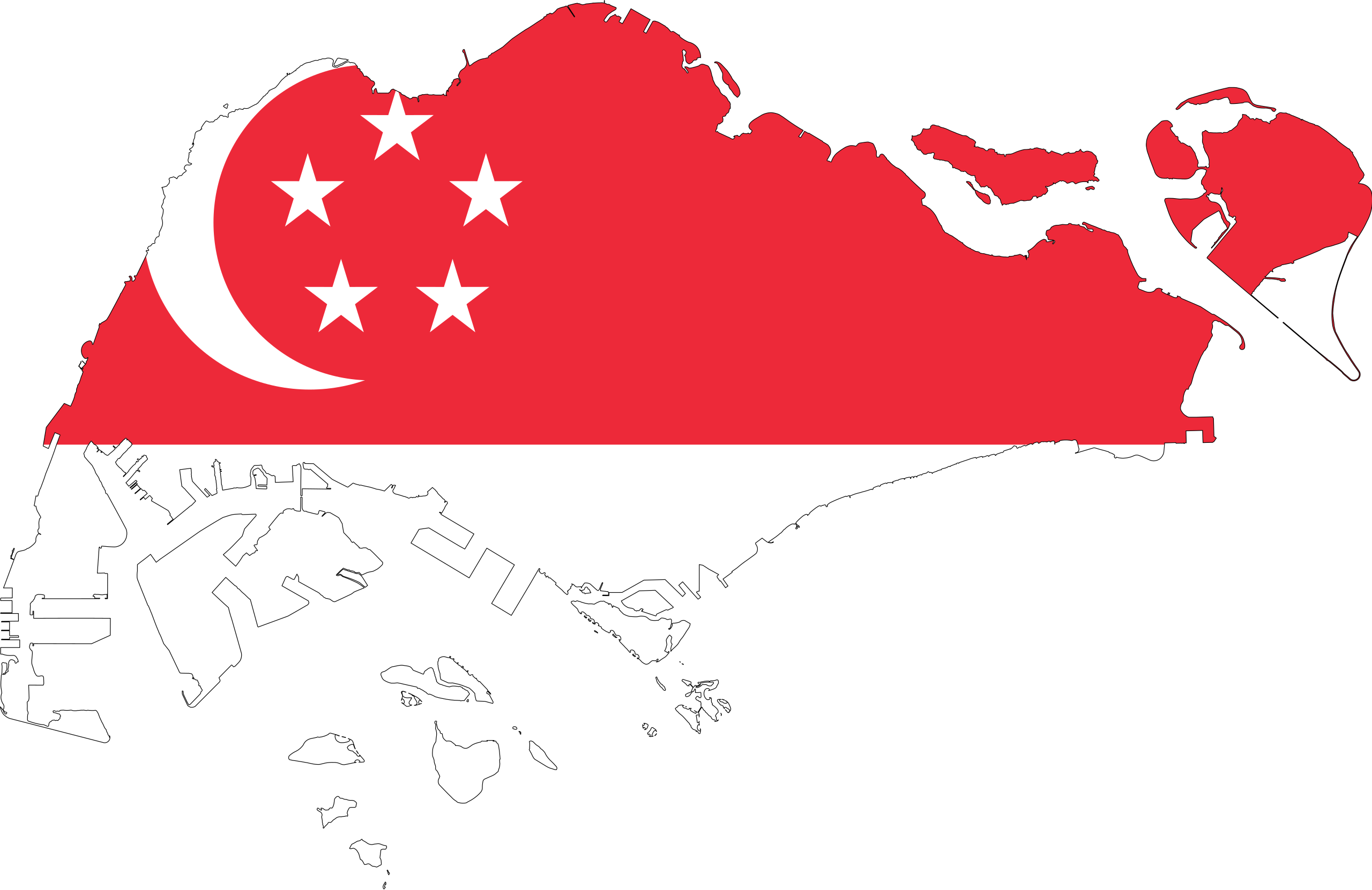 Singapore Flag PNG Photo