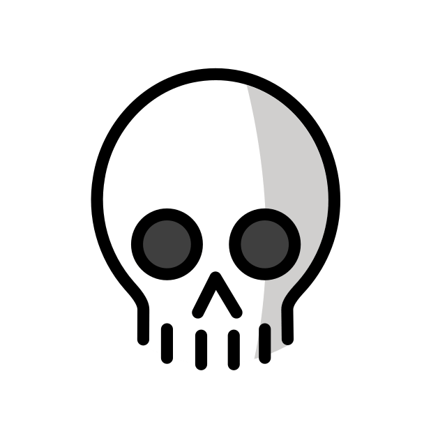 Skull Emoji Download PNG Image