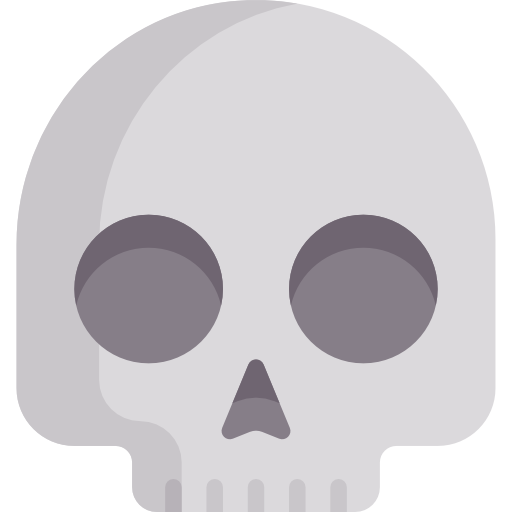 Skull Emoji PNG Isolated Photo