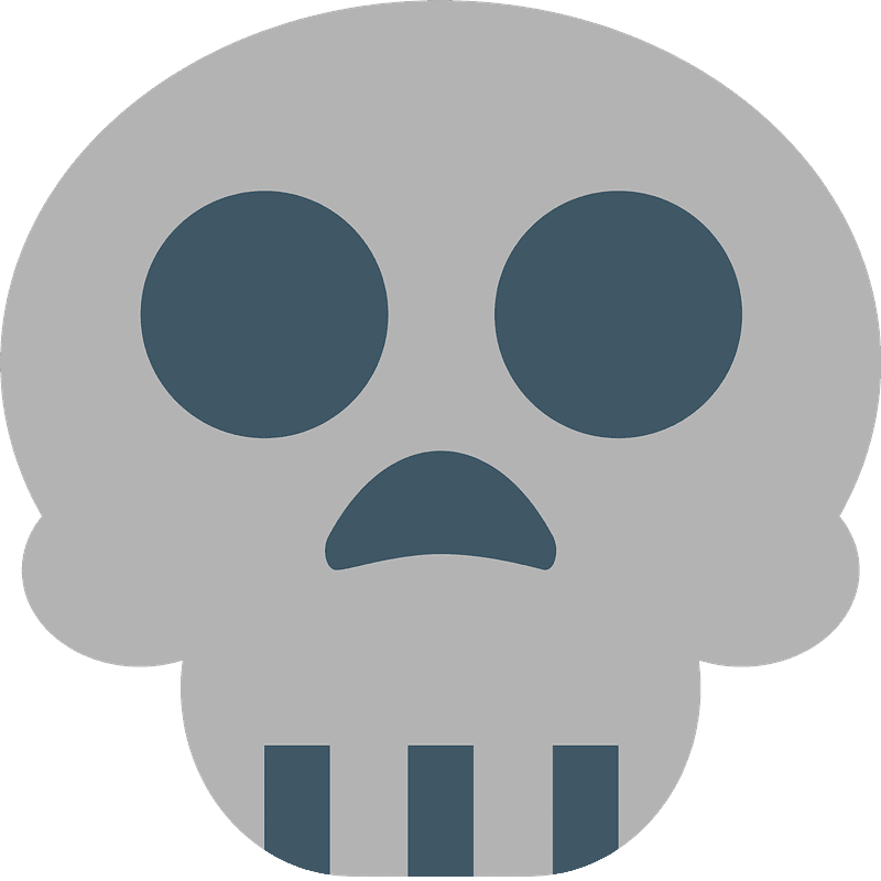 Skull Emoji PNG Pic