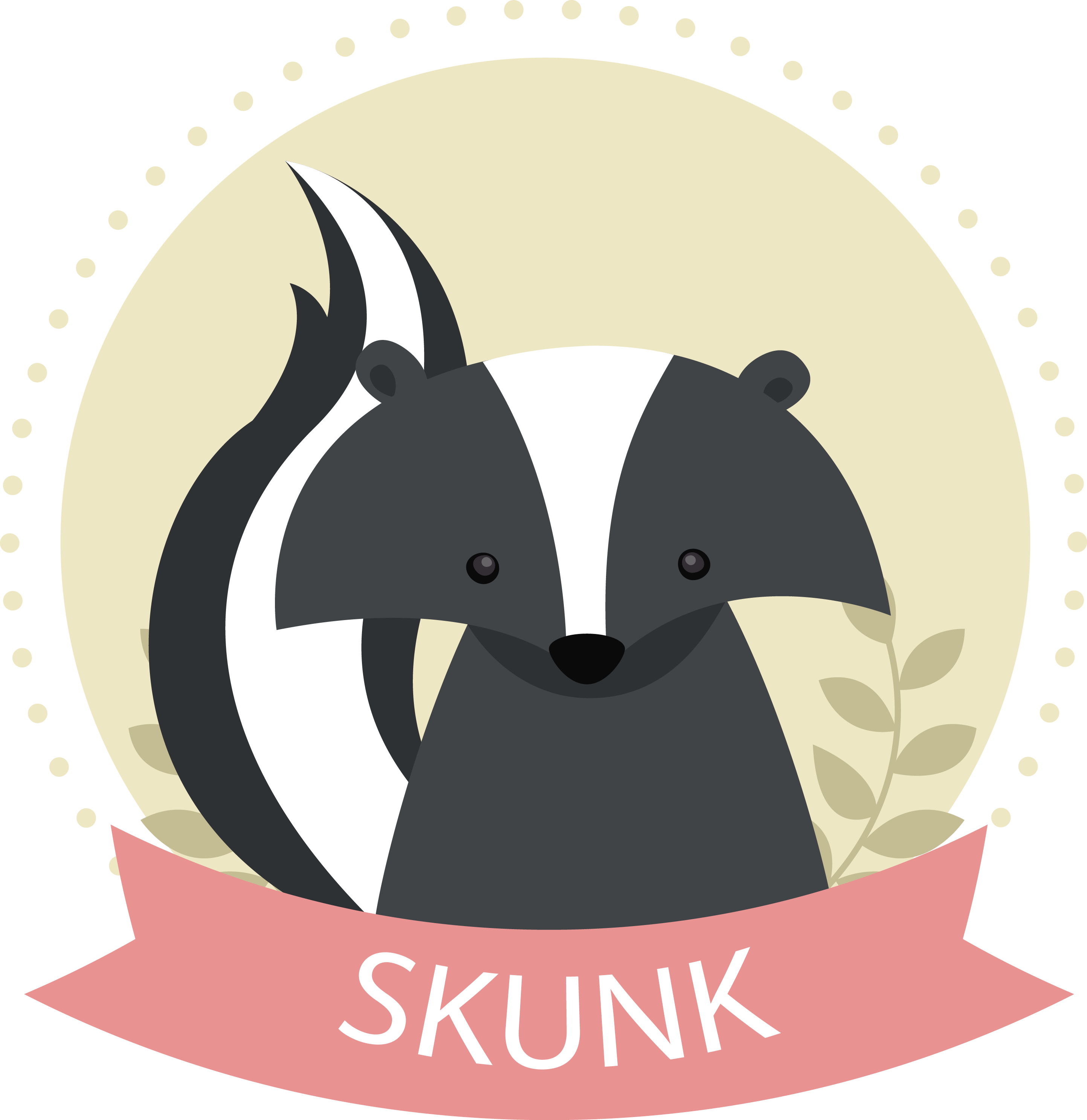 Skunk PNG Isolated Free Download